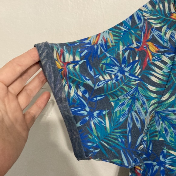 Free planet blue tropical tee size large - Picture 4 of 6